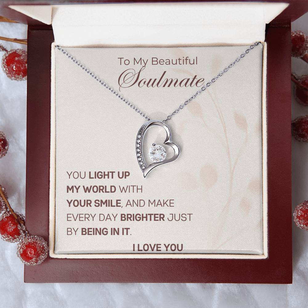 To my wife Forever Love Necklace
