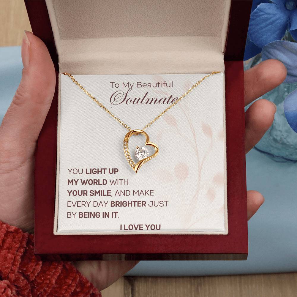 To my wife Forever Love Necklace