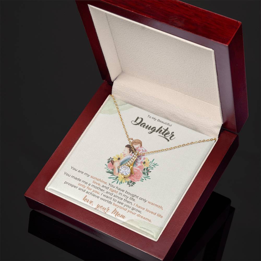 To my daughter Alluring Beauty Necklace
