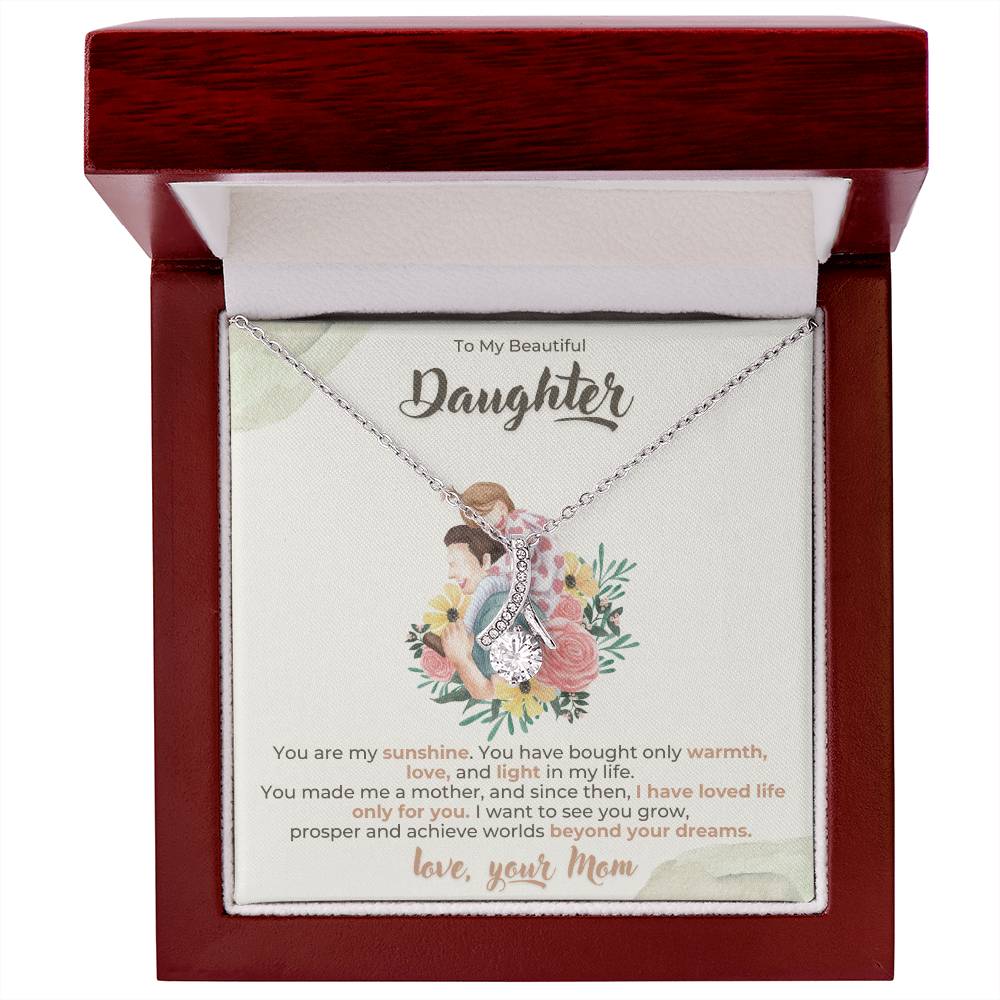 To my daughter Alluring Beauty Necklace