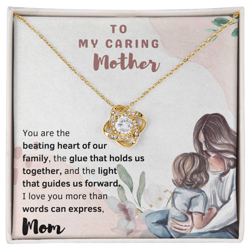 To my mother Love Knot Necklace