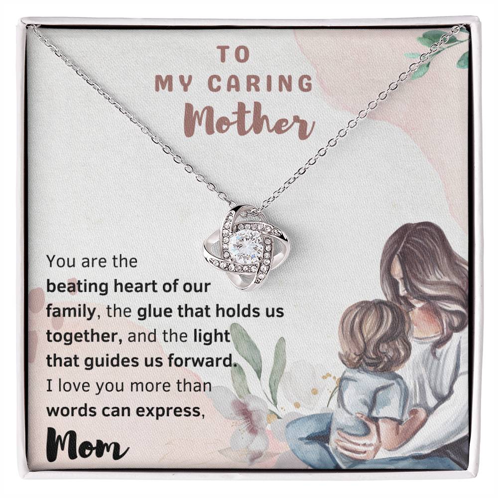 To my mother Love Knot Necklace
