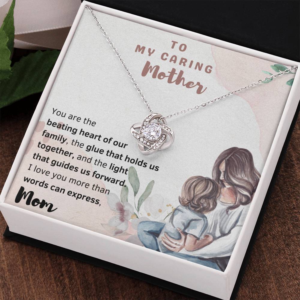 To my mother Love Knot Necklace