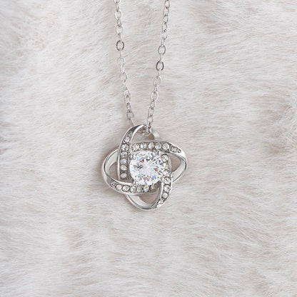 To my wife Love Knot Necklace