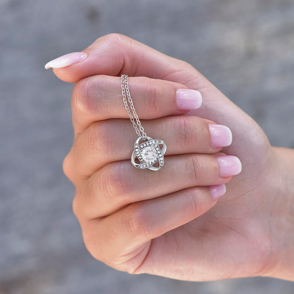 To my wife Love Knot Necklace