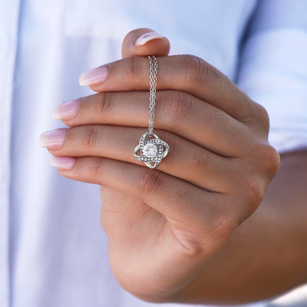 To my wife Love Knot Necklace