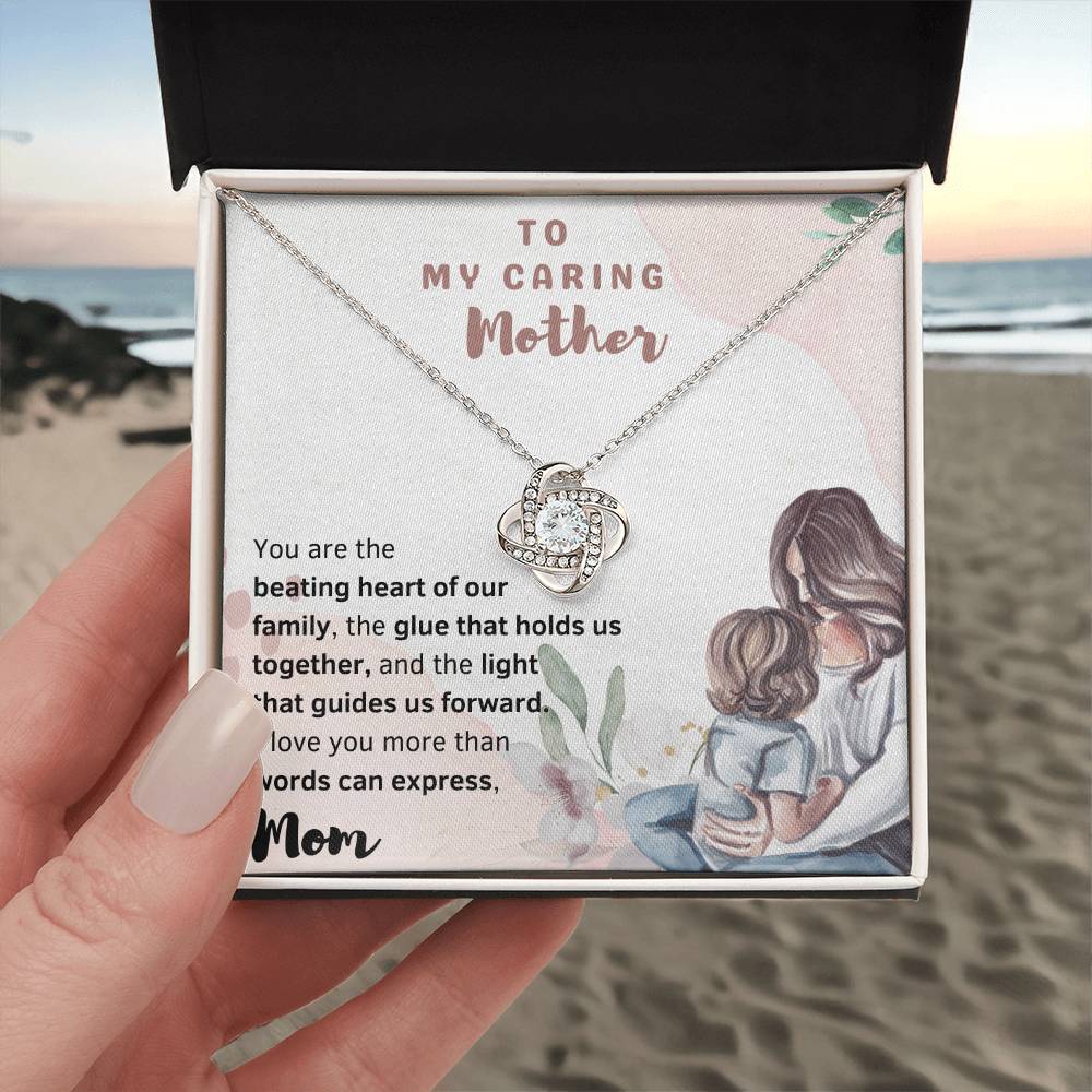 To my mother Love Knot Necklace
