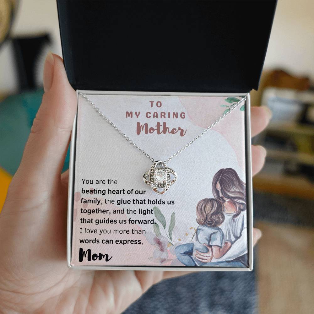 To my mother Love Knot Necklace