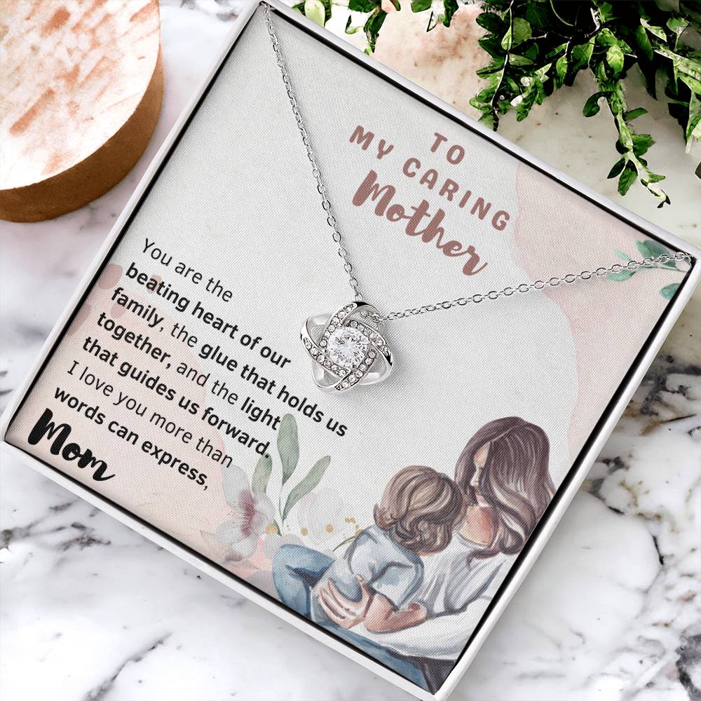 To my mother Love Knot Necklace