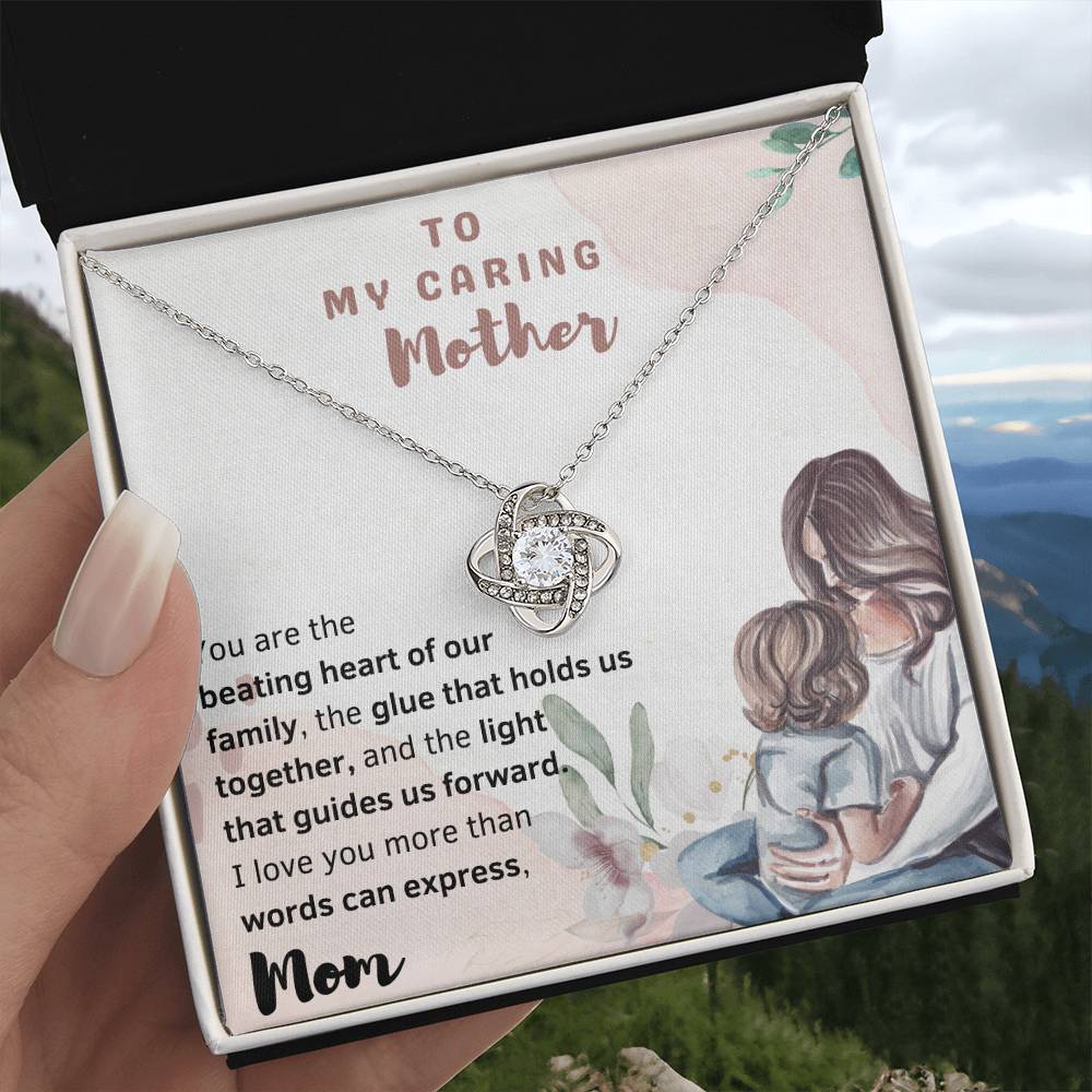 To my mother Love Knot Necklace