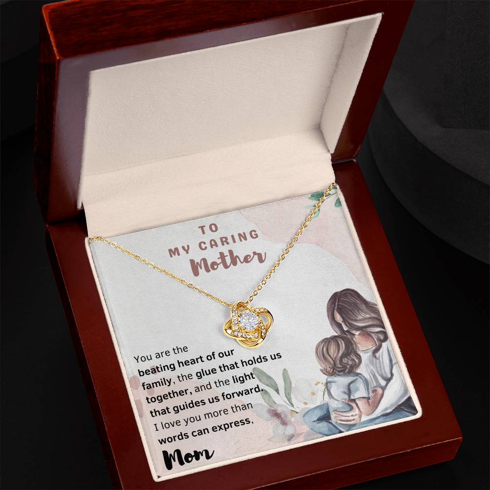 To my mother Love Knot Necklace