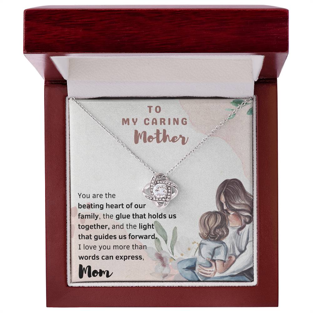 To my mother Love Knot Necklace