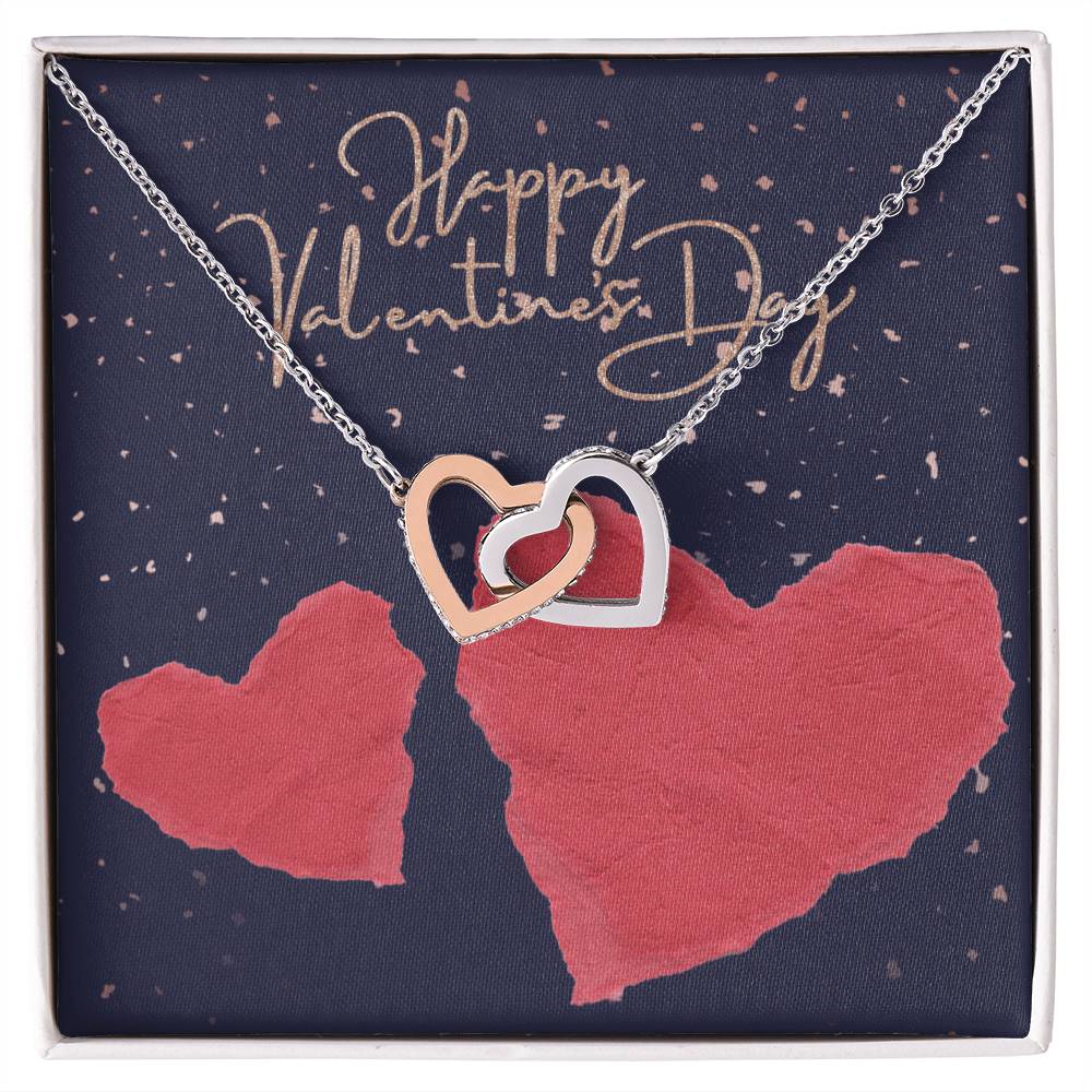 Valentine Interlocking Hearts Necklace