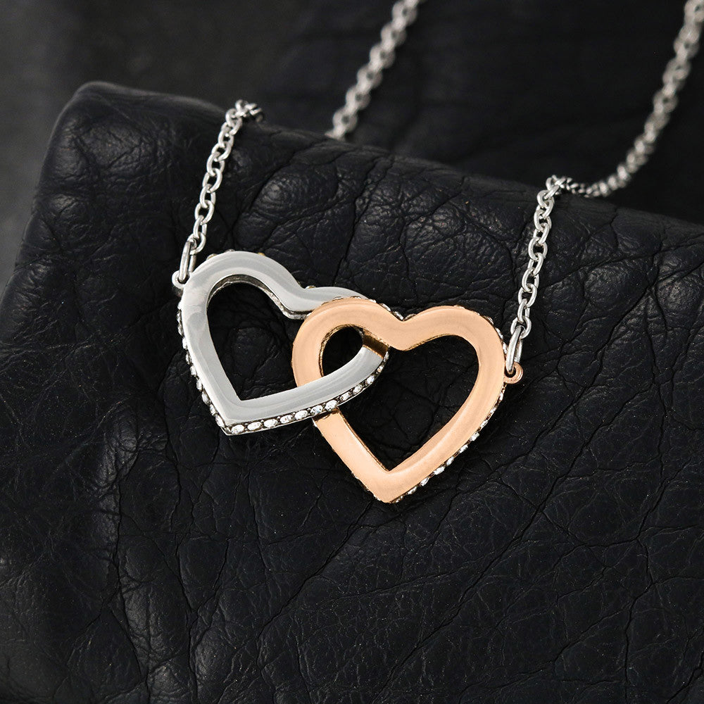 To my mother Interlocking Hearts Necklace