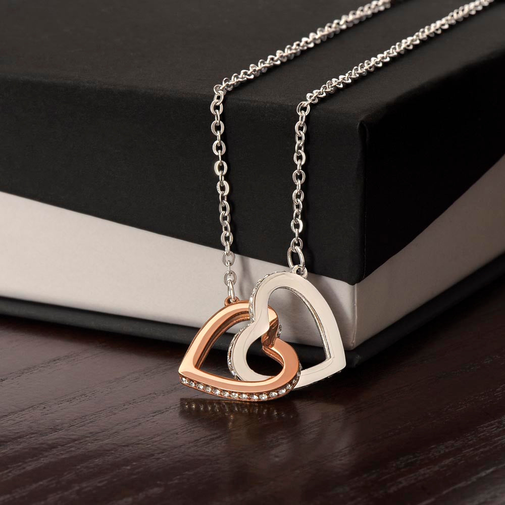 To my mother Interlocking Hearts Necklace