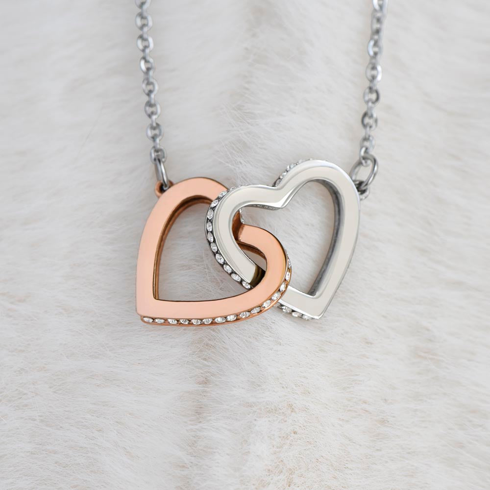 To my mother Interlocking Hearts Necklace
