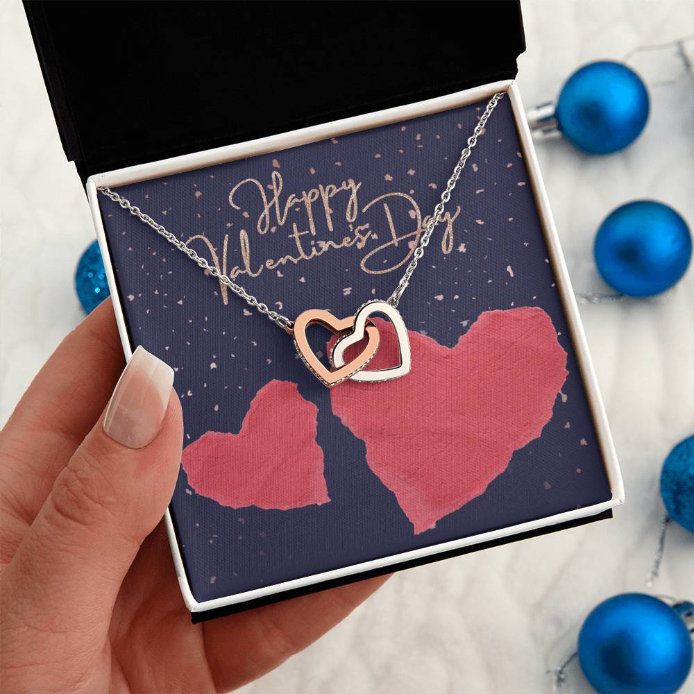 Valentine Interlocking Hearts Necklace