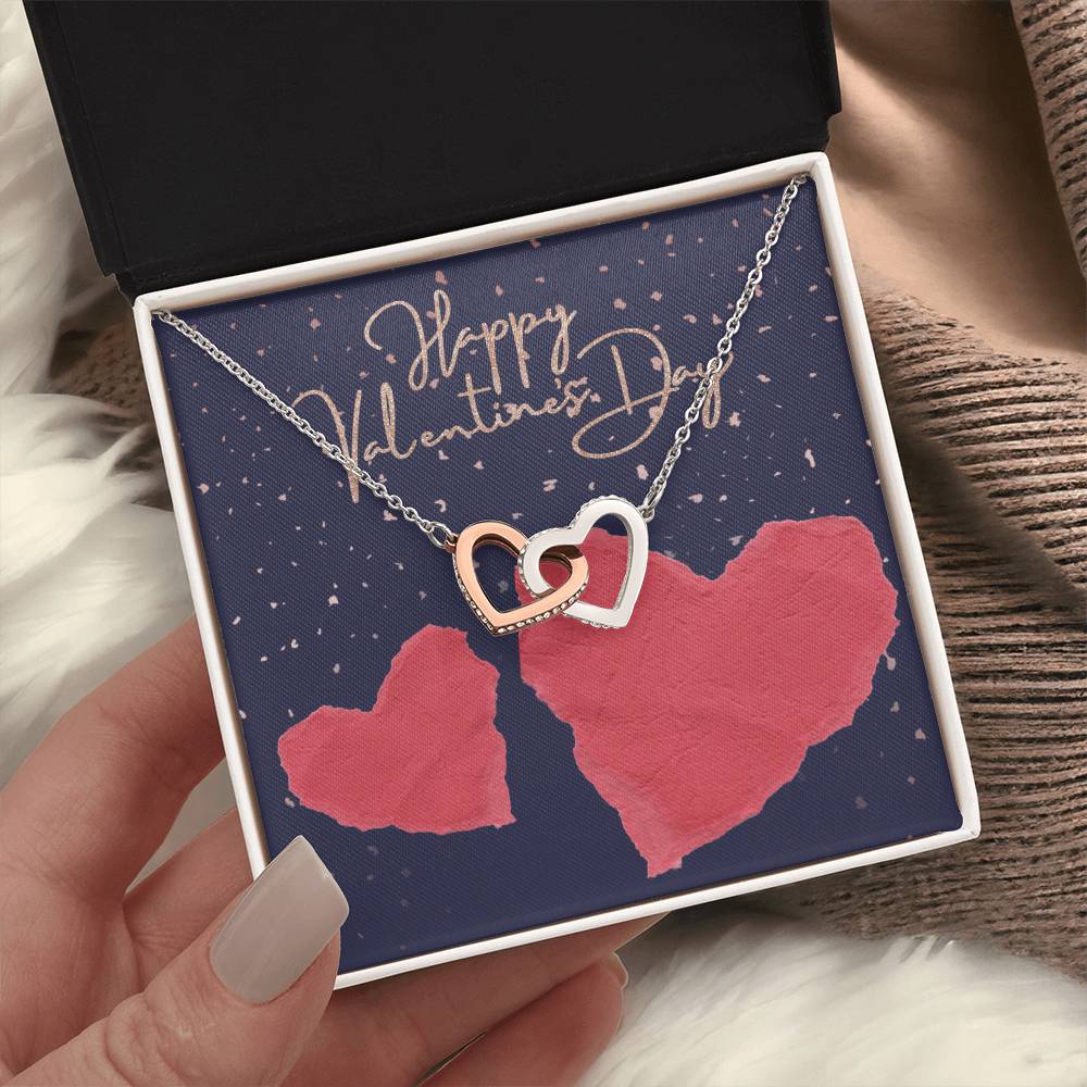 Valentine Interlocking Hearts Necklace