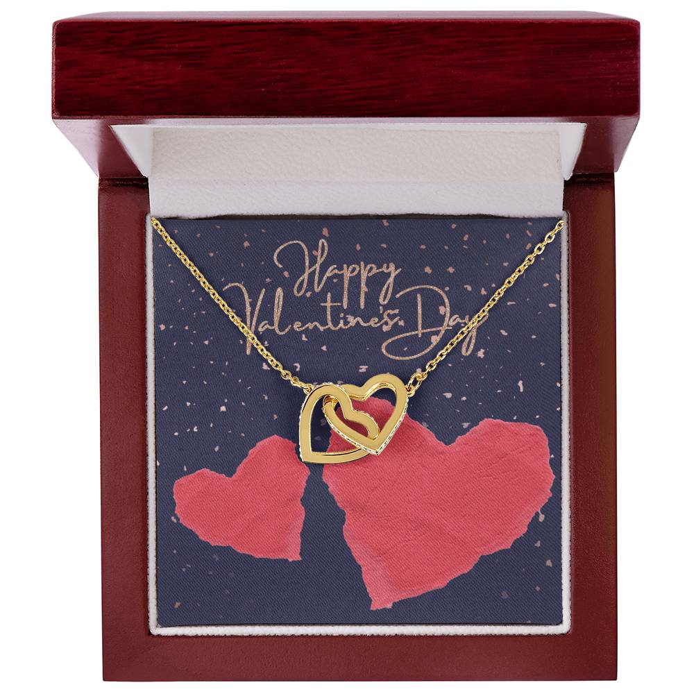 Valentine Interlocking Hearts Necklace