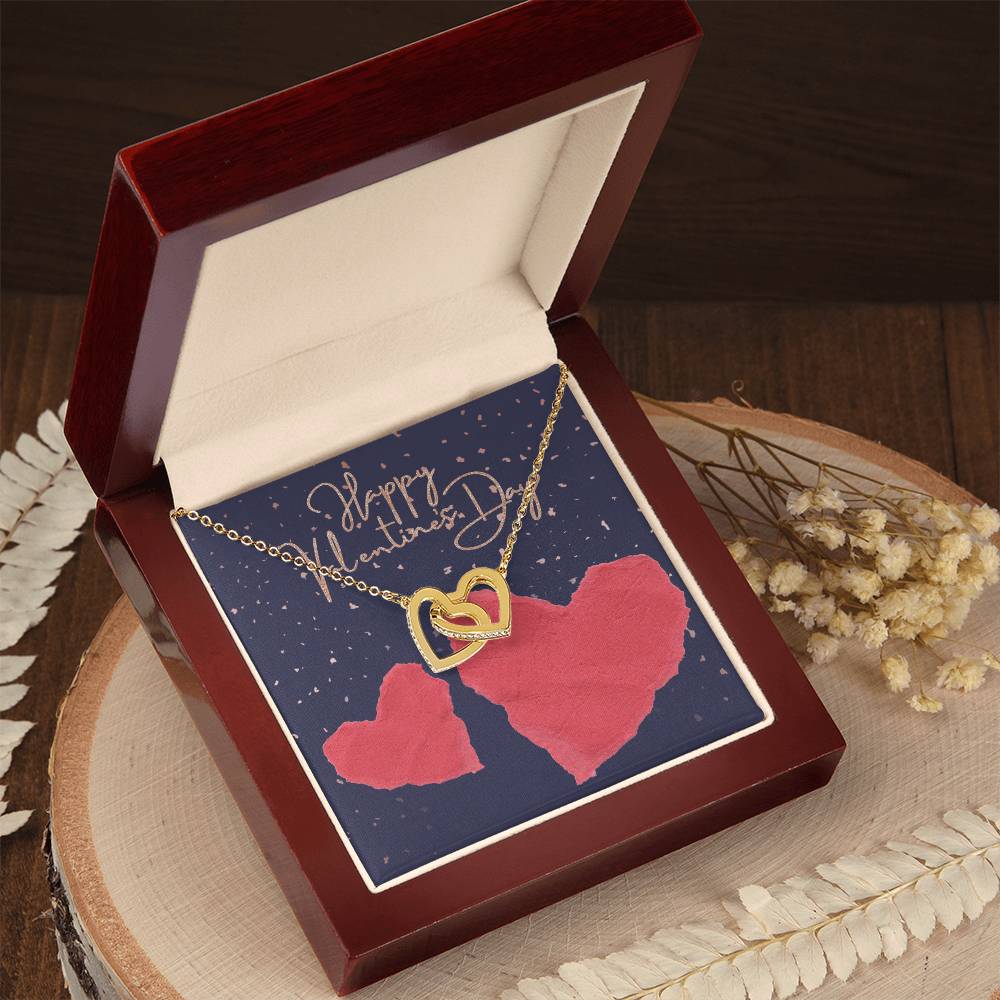 Valentine Interlocking Hearts Necklace