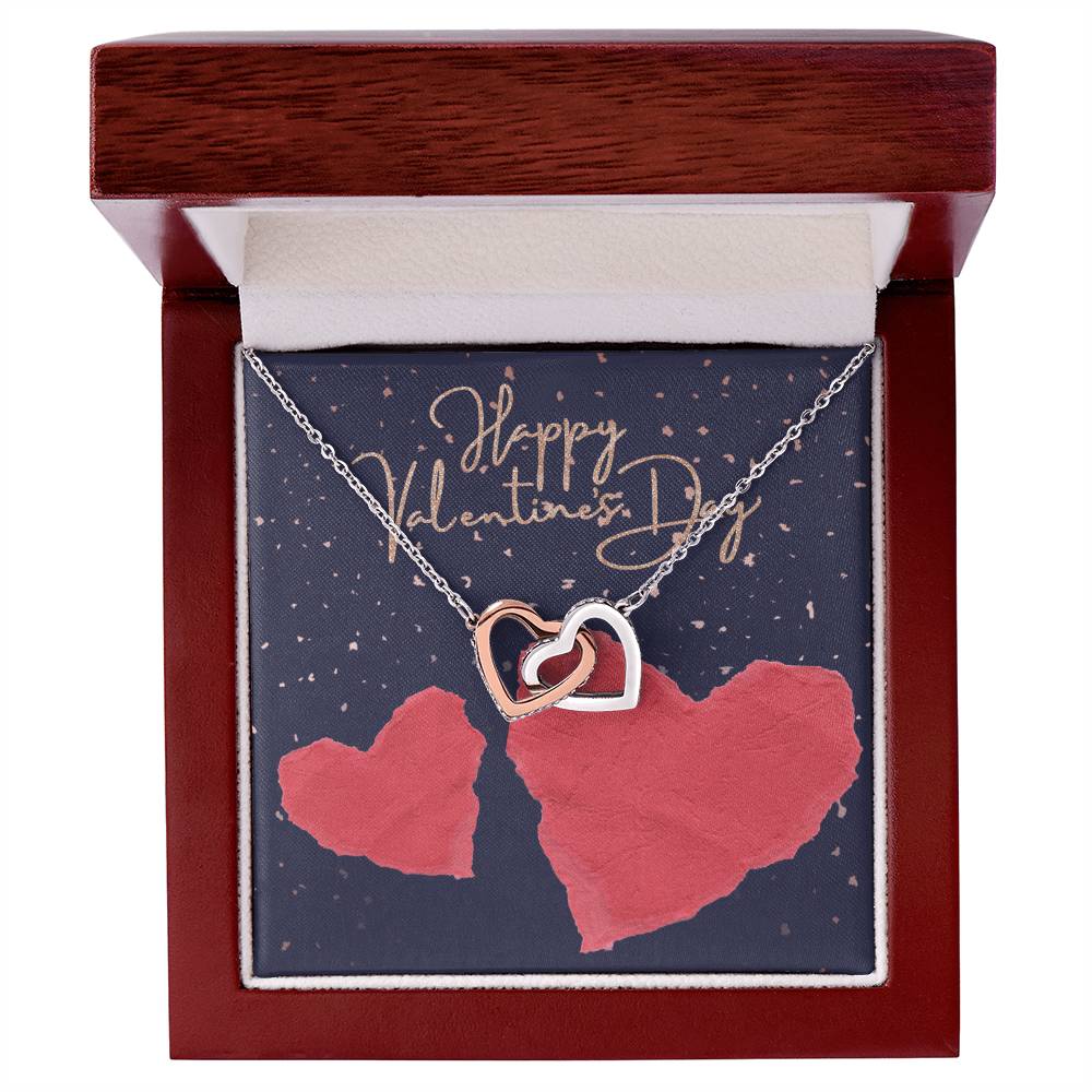 Valentine Interlocking Hearts Necklace