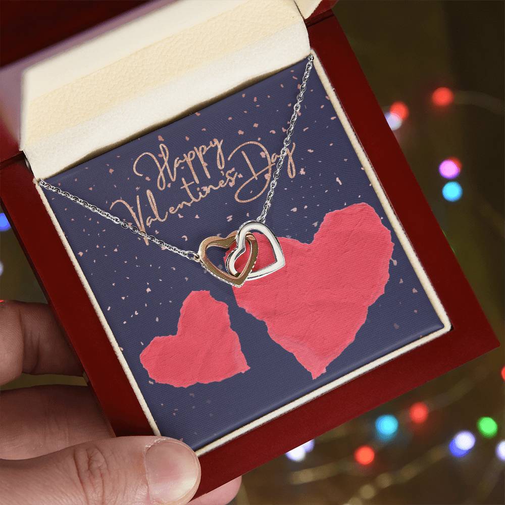 Valentine Interlocking Hearts Necklace