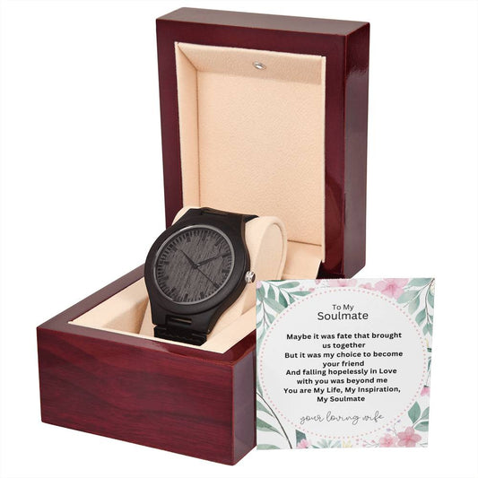 Wooden Watch + MC