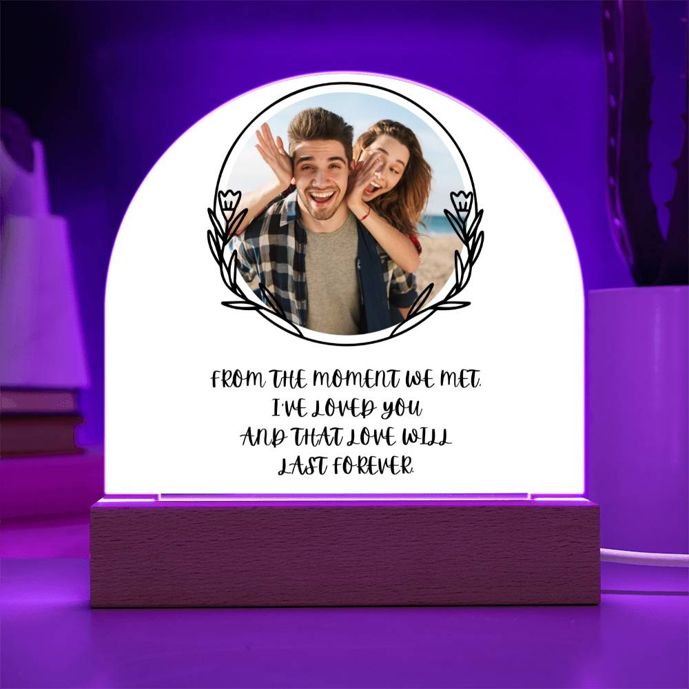 Acrylic Dome Plaque