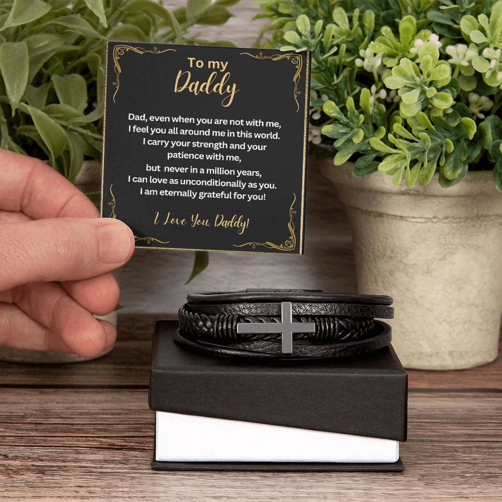 Men's Cross Bracelet
