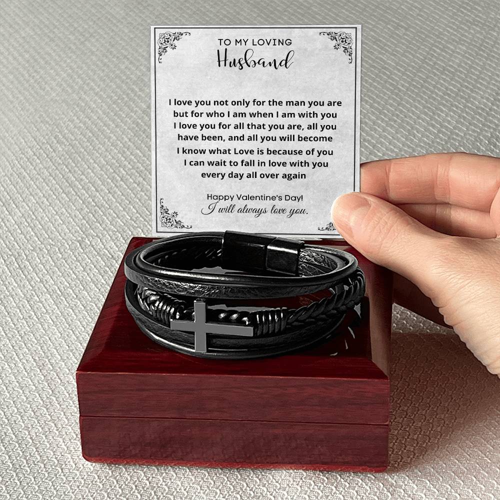Men's Cross Bracelet
