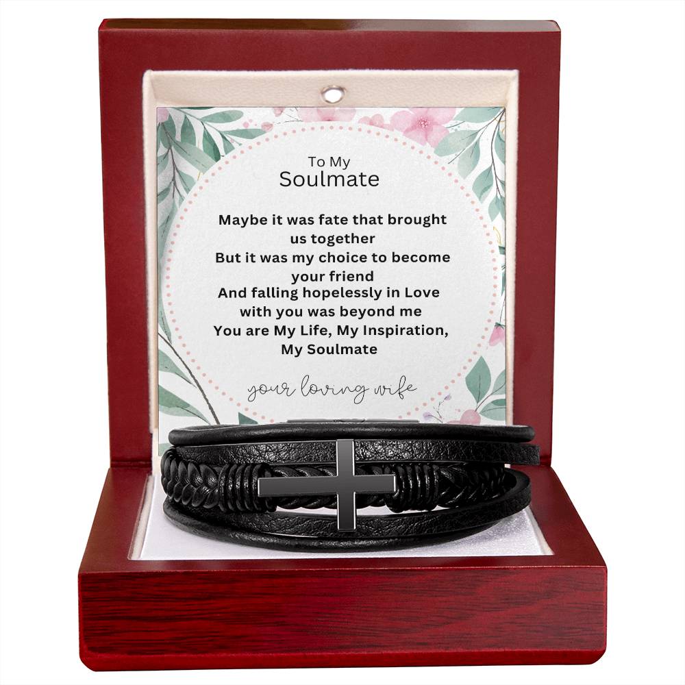 Men's Cross Bracelet
