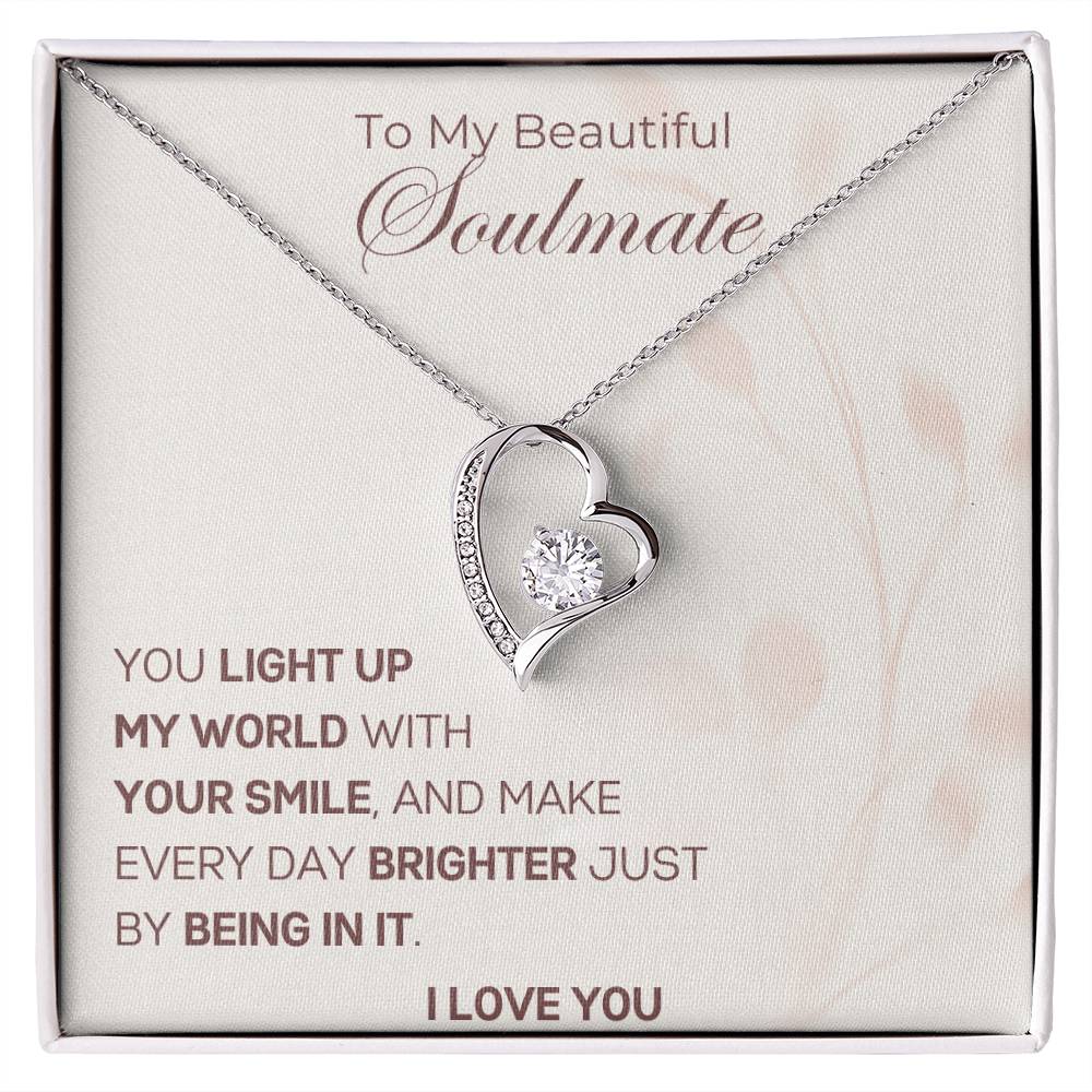 To my wife Forever Love Necklace