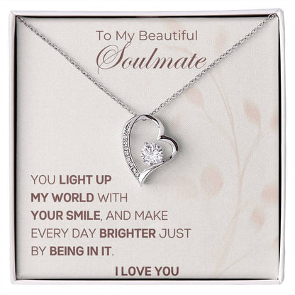 To my wife Forever Love Necklace