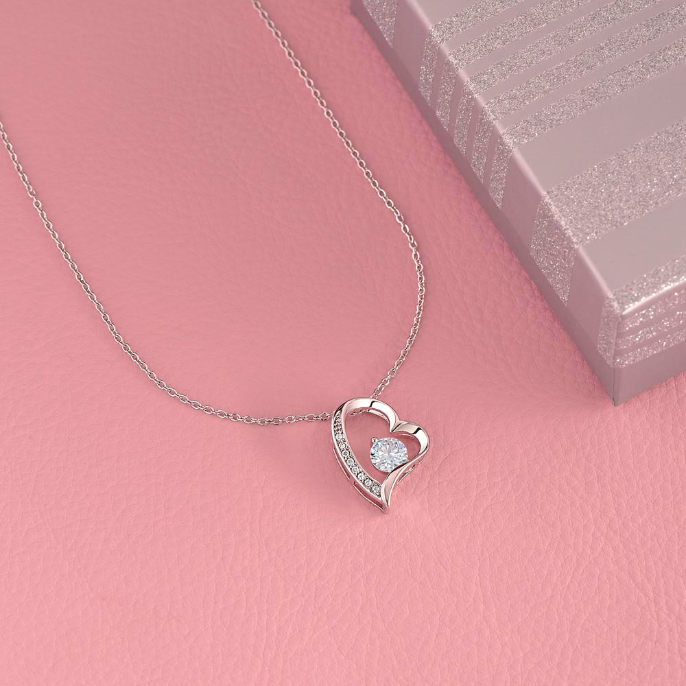 To My Soulmate - 14k, 18k Heart Necklace, Love Necklace Gifts