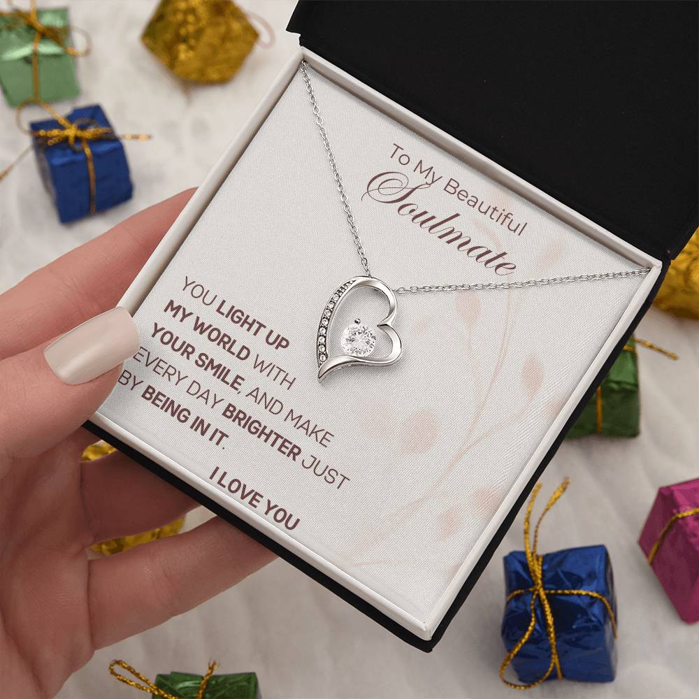 To my wife Forever Love Necklace