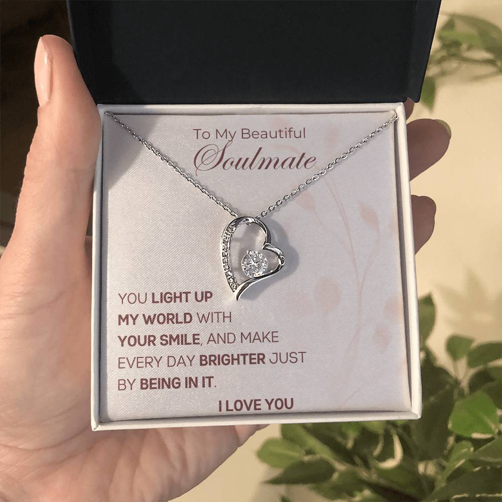 To my wife Forever Love Necklace