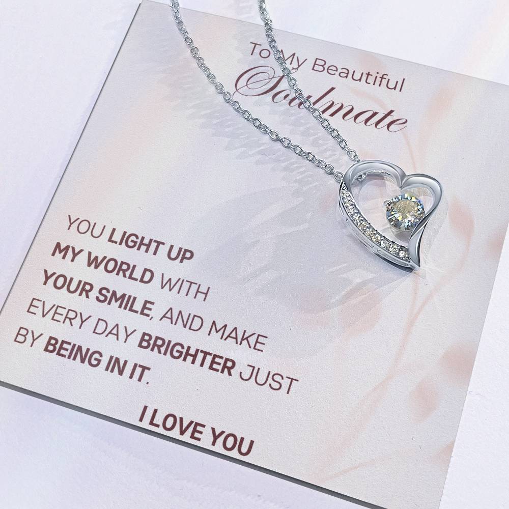 To my wife Forever Love Necklace