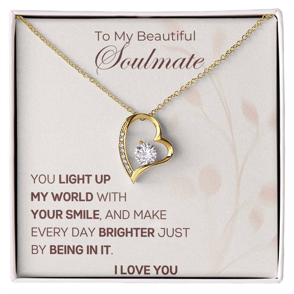 To my wife Forever Love Necklace