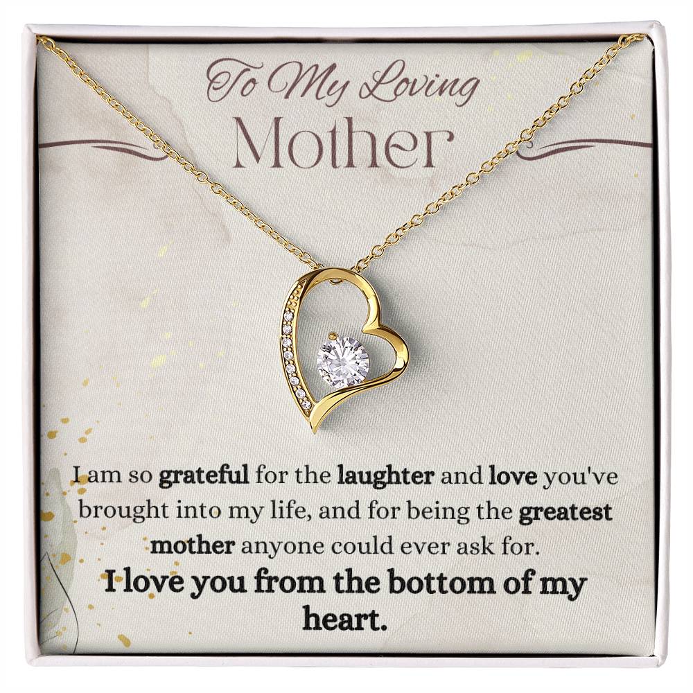 For my Mother Forever Love Necklace