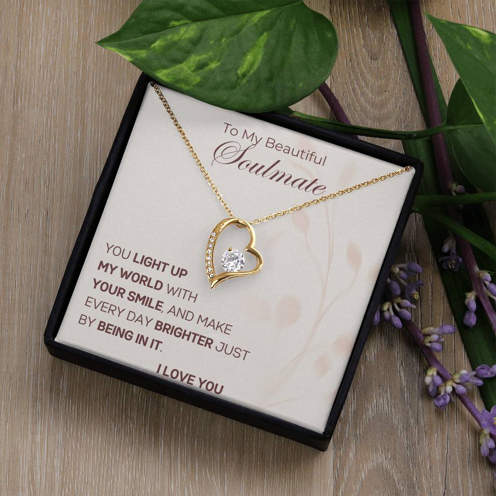 To my wife Forever Love Necklace